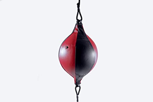 MuscleForge® Palla da boxe reflex appesa su una corda elastica, Pera veloce da boxe per l'allenamento dei riflessi e della velocità per boxe e MMA