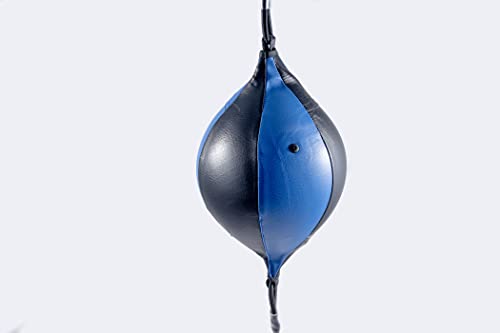 MuscleForge® Boxbirne zum Boxen Erwachsene, Speed Ball für das Boxtraining, Punchingball Hängend, Aufblasbarer Hänge-Boxball für Schnelligkeits- und Reflextraining