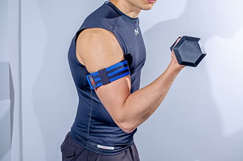 MuscleForge® BFR bänder, Okklusions-Trainingsbänder für Blood Flow Restriction Training, BFR Bands für Kraftsport, Okklusionsbänder für Bodybuilding und Rehabilitation 56/86 cm