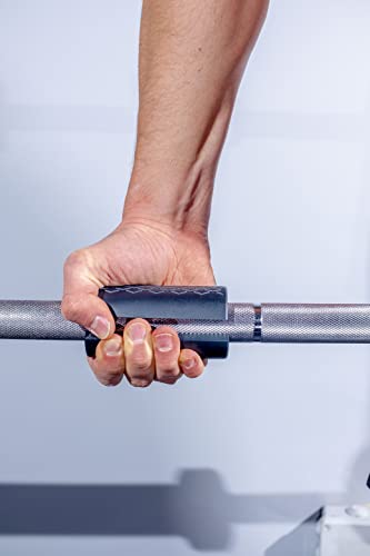 MuscleForge Dicke Hantelgriffe - Stangengriffe für Unterarmtraining und Bizeps Training, Thick bar Grips zur Stärkung der Griffkraft und des Unterarms, Griffkrafttrainer, 2 Stück Fitness Zubehör