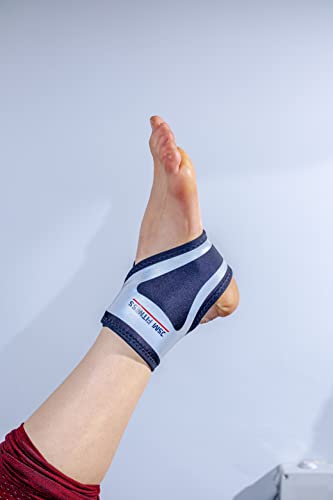 JSM FITNESS® Knöchelbandage, Fußgelenkbandage für Fußball, Laufen und Fitness, Flexible Sprunggelenkbandage zur Stabilisierung des Knöchels beim Training, 2 Stück - links und rechts