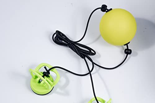 MuscleForge Speedball für Boxtraining mit Zwei Saugnäpfen, Hängende Reflexball für Schnelligkeits- und Koordinationstraining im MMA, Boxtraining geräte für zu Hause kordinations Ball