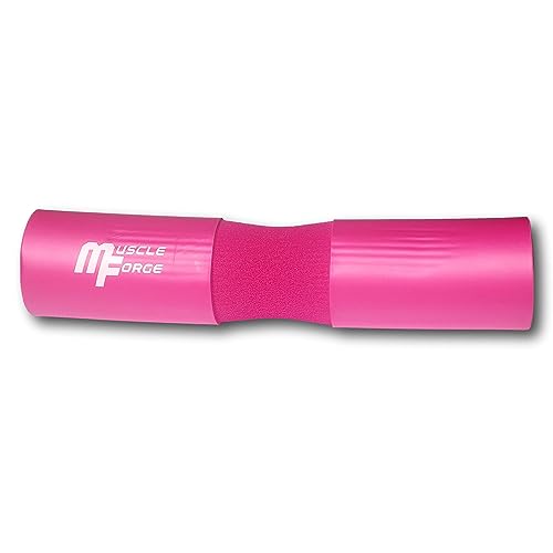 MuscleForge® Nackenpolster mit 2 Schlaufen, Langhantel Polster zum Schutz von Nacken und Hüftebei bei Kniebeugen und Hüftstößen im Fitnesstraining, Barbell Pad for Squat and Hip thrust