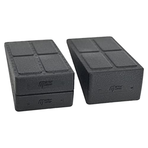 MuscleForge® Squat Wedge Block - Kit da 3 pedana inclinata per Lo Stretching, la Mobilità e l'allenamento dello Squat e stacco, Slant Board per Lo Stretching di Polpacci e Gambe