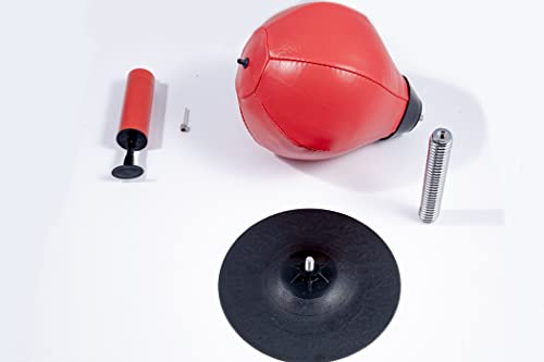 MuscleForge® Boxsack mit Saugnapf, Schreibtisch-Stanzkugel zum Stressabbau, Boxbirne für Aktivität zu Hause und im Büro, Desktop Punching Ball with Sucker