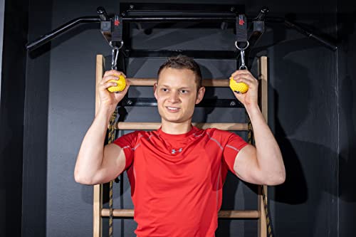 MuscleForge® Trainingskugeln, Grip balls - Klimmzug Kugeln, Klimmzugbälle für Griffkraft und Training im Fitnessstudio oder zu Hause, für Klimmzüge, für Klettertraining