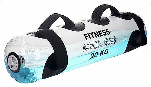 MuscleForge® Aquabag Water Bag, Aqua Power Bag 15/20/25/30 kg, Wassertrainingsbeutel für Stabilizationtraining und Kraftsport, Adjustable Water Bag