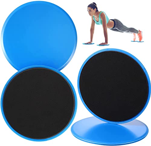 JSM FITNESS® 2X Dischi di Scorrimento Cuscinetti - Dischi Scivolamento, Sliders per Esercizi di Fitness su Moquette e Pavimento