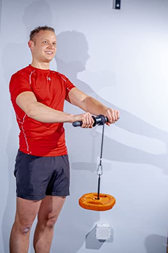 MuscleForge® Unterarmtrainer, Handgelenksrolle - Trainingsgerät für Unterarme, Wrist roller device - forearm trainer