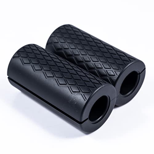 MuscleForge Agarres Gruesos de Barra - Mango para Mancuernas para Entrenamiento de antebrazo y bíceps, Thick Bar Grip para Fortalecer de Agarre y el antebrazo, 2 Piezas de Accesorios de Fitness