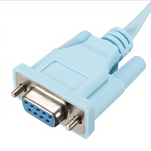 JSM FITNESS USB/USB-C/DB9 zu RJ-45 Konsolenkabel zur Konfiguration von Netzwerkgeräten - Länge 1.8/3/5m und FTDI Chip, Console cable für Cisco Routers, Switches, funktioniert mit Windows, Linux, Mac