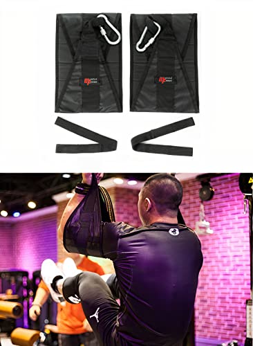 MuscleForge® Bauchmuskelschlaufen für ABS-Muskeltraining, Armschlaufen für Bauchtraining, AB Straps for pull-up bar, Beinheben Schlaufen für das Training zu Hause und im Fitnessstudio