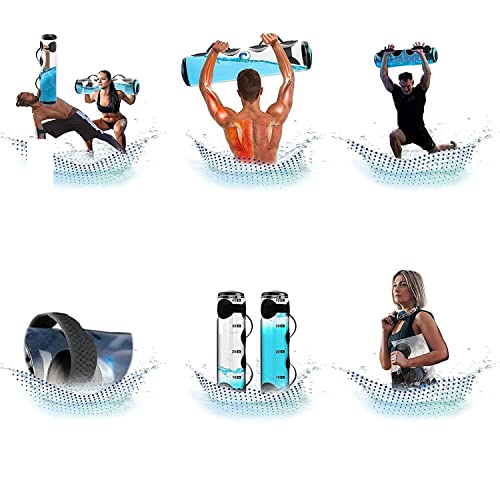 MuscleForge® Aqua Power Bag 15/20/25/30kg - Borsa per Acqua da Allenamento per Fitness, Palestra a casa, per Stabilizzazione e Allenamento Funzionale