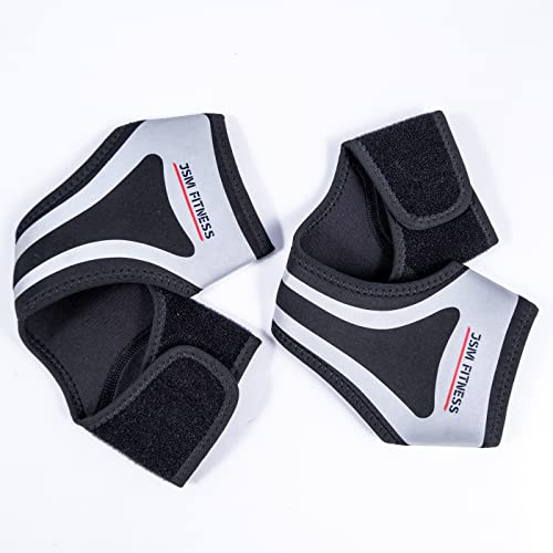 JSM FITNESS® Estabilizador de tobillo, Tobilleras para fútbol, running y entrenamiento de fitness, Tobillera para esguince, flexible y ajustable, 2 piezas - izquierda y derecha