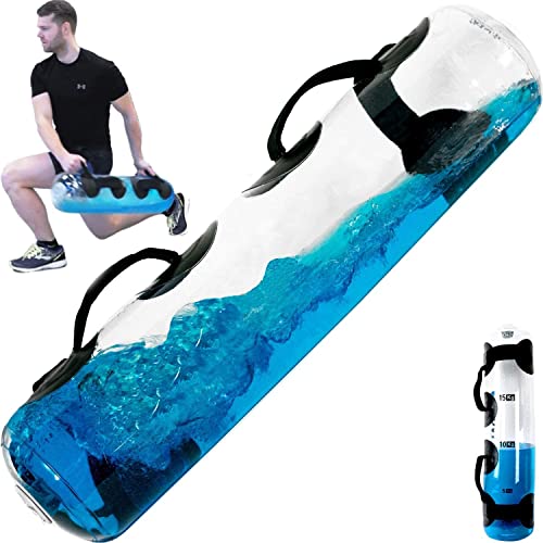 MuscleForge® Aquabag Saco de Arena con Bomba de Aire, Aqua Power Bag 15/20/25/30 kg - Bolsa de Agua para Entrenamiento de Fitness, estabilitad