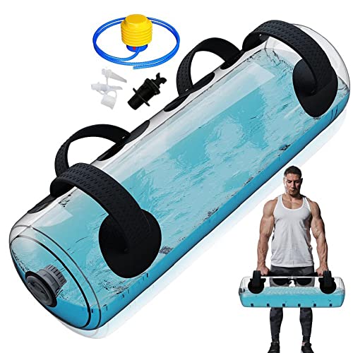 MuscleForge® Aquabag Water Bag, Aqua Power Bag 15/20/25/30 kg, Wassertrainingsbeutel für Stabilizationtraining und Kraftsport, Adjustable Water Bag